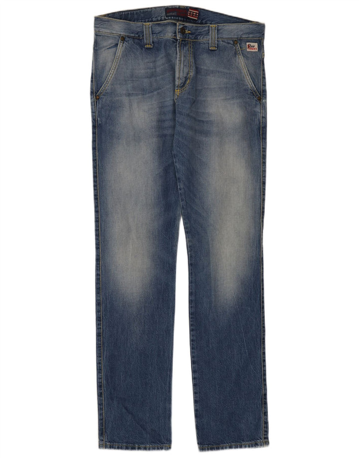 Roy Rogers Jean droit pour homme IT 48 Medium W34 L35 Bleu Coton