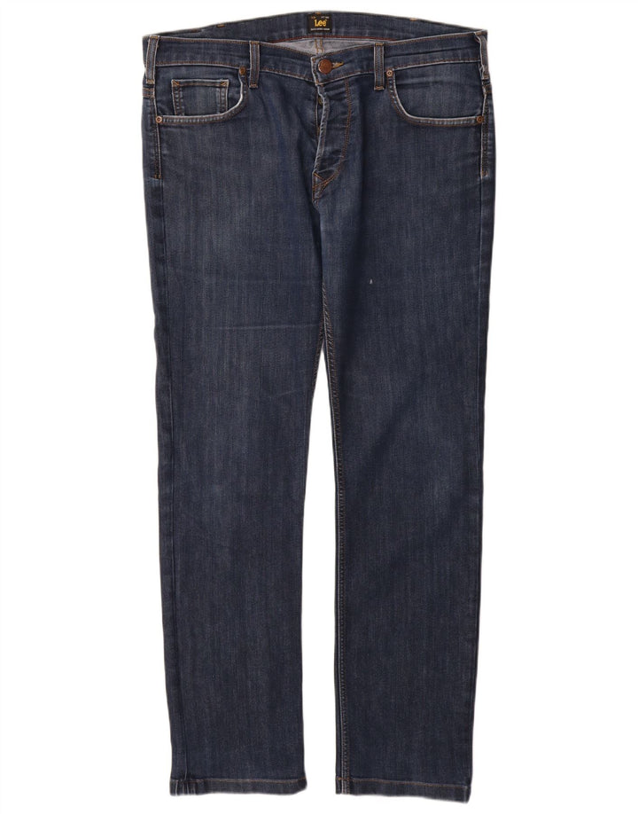 LEE Jean Slim Powell Homme W36 L30 Bleu Marine Coton