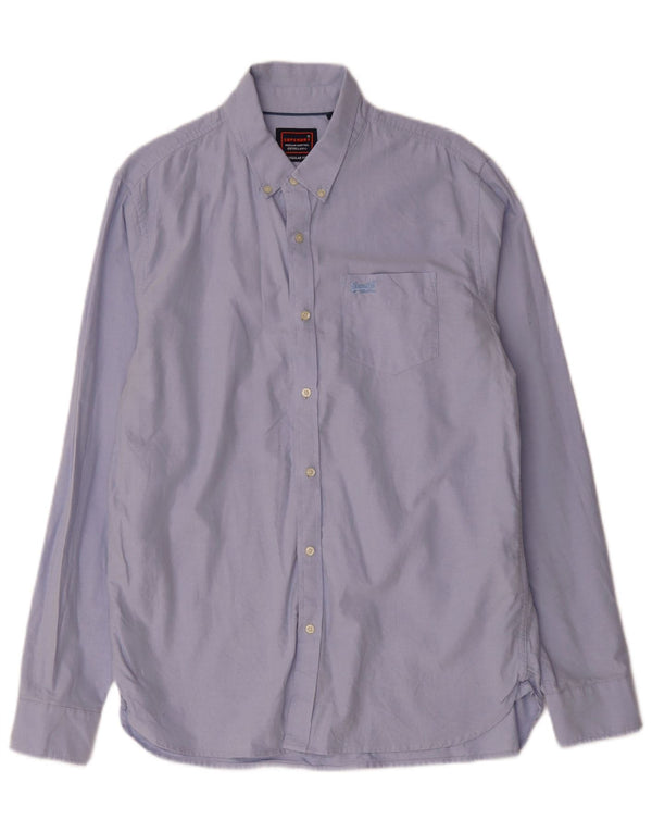 Superdry Chemise Homme XL Bleu Coton