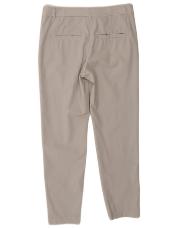 Brunello Cucinelli Pantalon Chino Fuselé Femme IT 42 Medium W32 L27 Gris