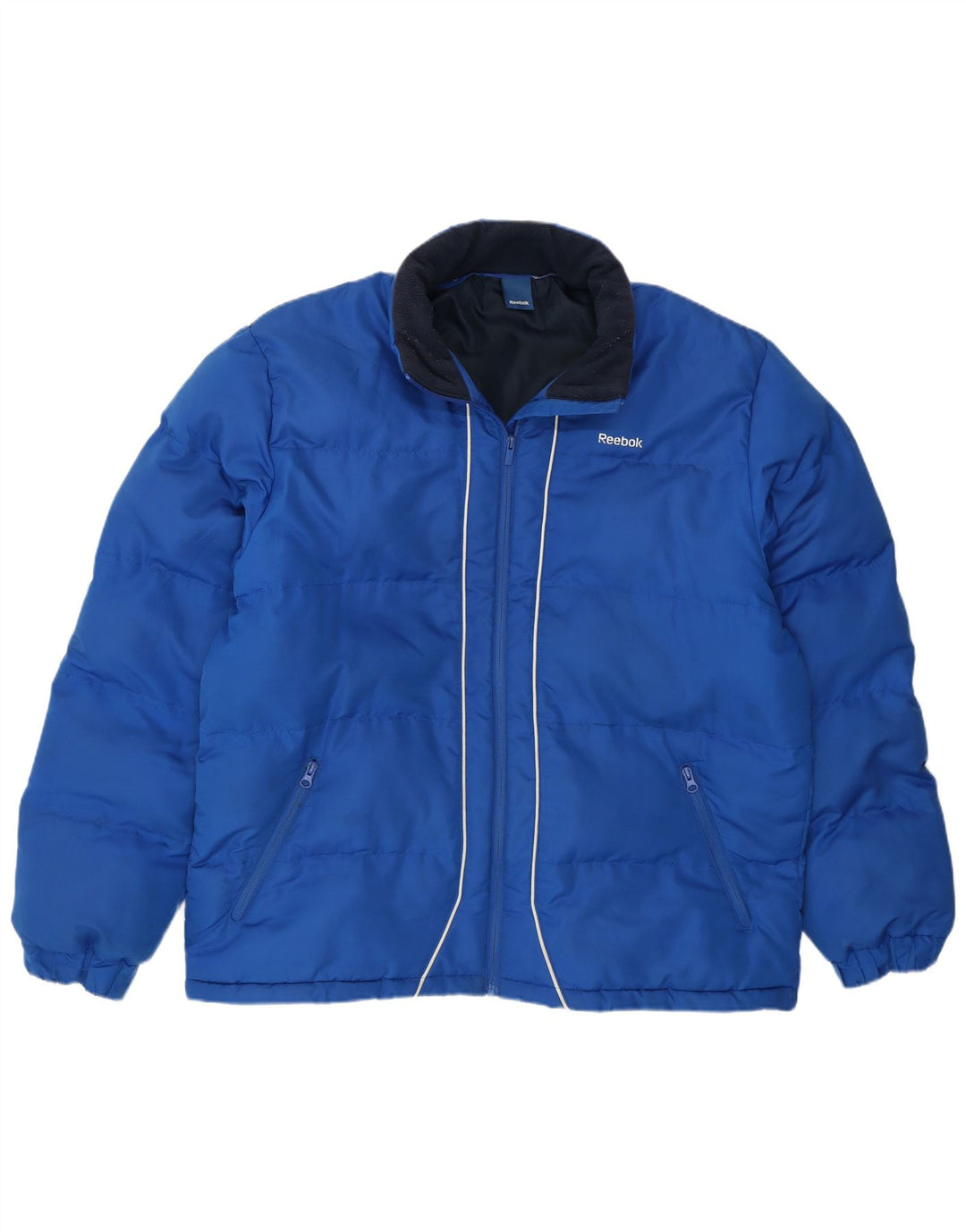 Reebok Veste rembourrée homme UK 42 XL Bleu Polyester
