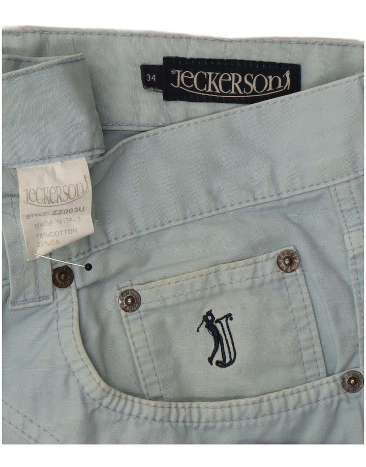 Jeckerson Jean droit femme W34 L34 bleu coton