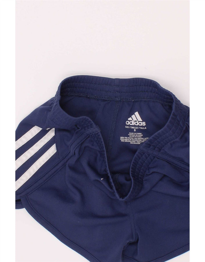 Short de sport Adidas Fille 4-5 ans Bleu Marine Polyester