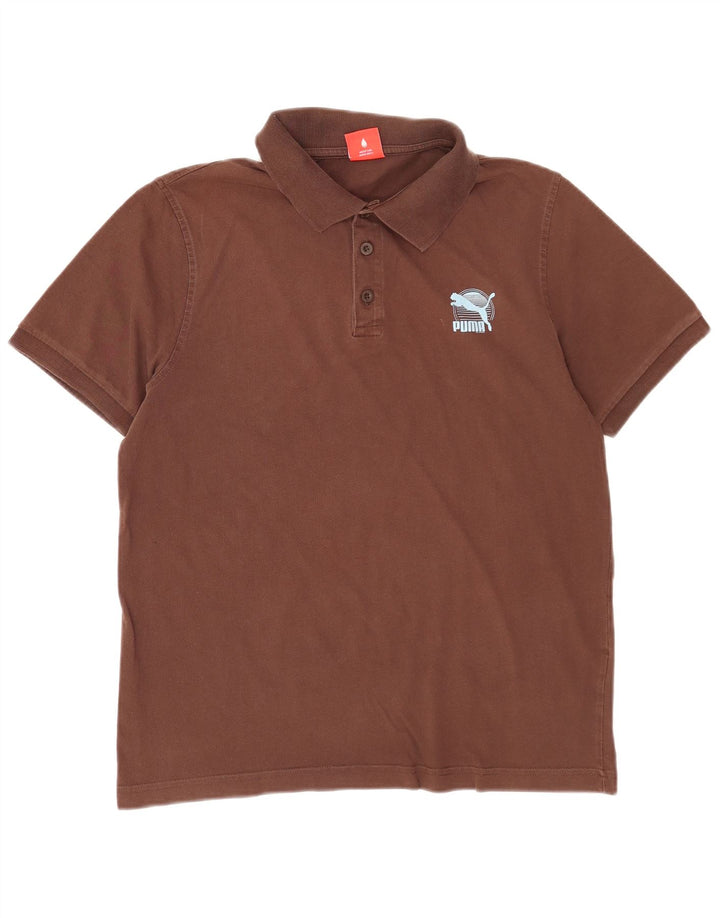 Puma Polo Homme Grand Marron