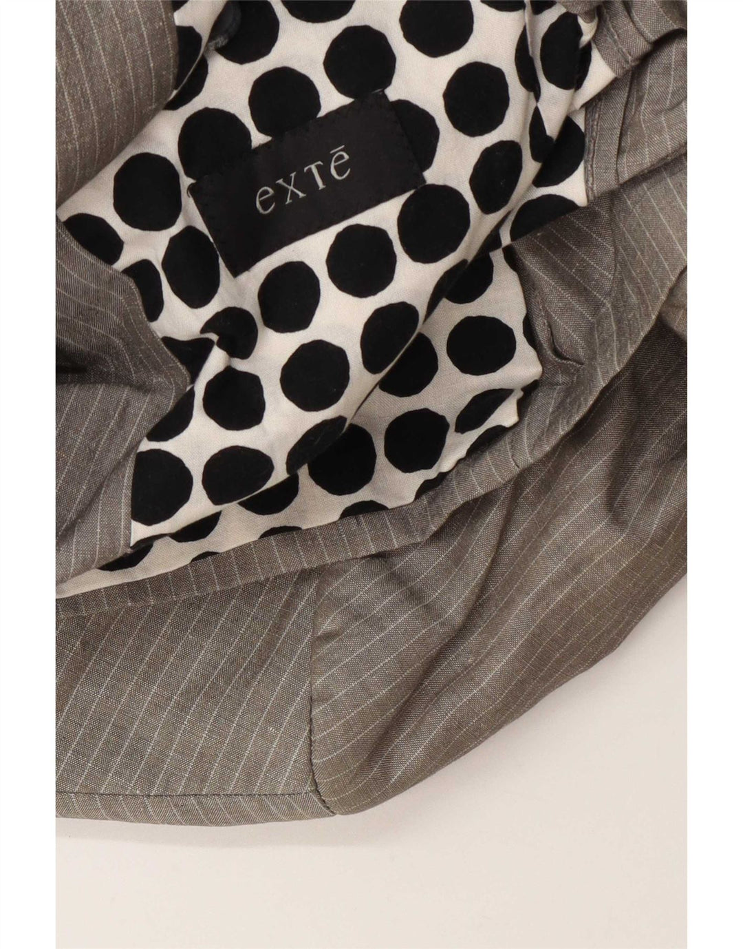 Exte Veste blazer à 2 boutons pour homme UK 38 Gris moyen en coton à fines rayures