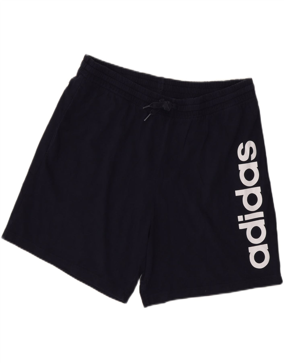 ADIDAS Short de sport graphique pour homme XL en coton bleu marine