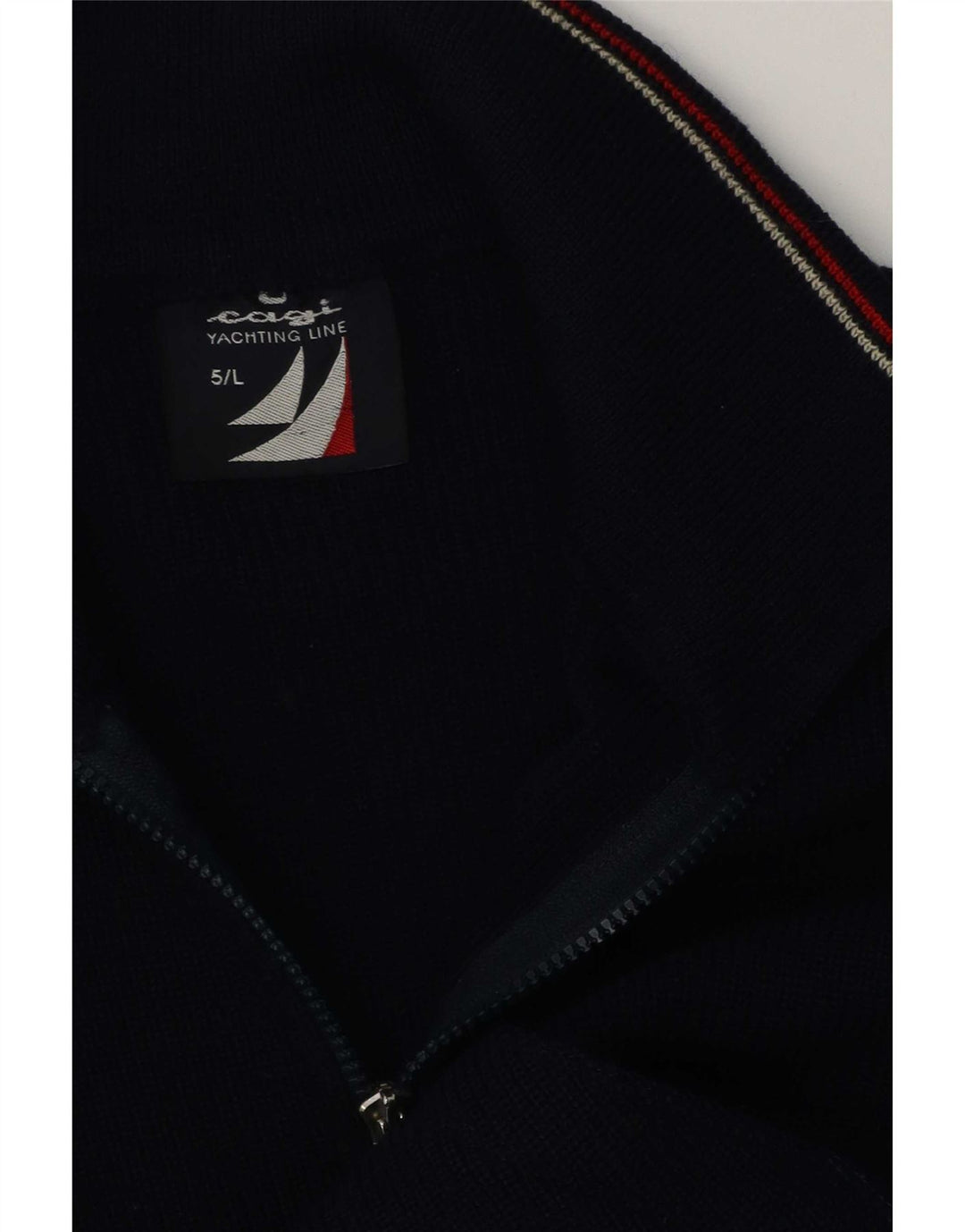 Cagi Cardigan Homme Pull Large Bleu Marine Laine Vierge