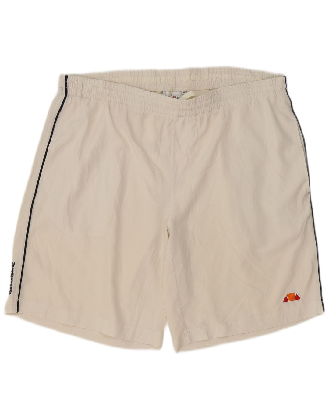 ELLESSE Short de Sport Homme Blanc Moyen Polyester