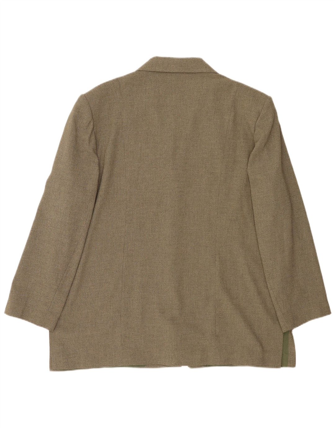 Endora Veste blazer à 3 boutons pour femme UK 20 2XL Kaki Polyester
