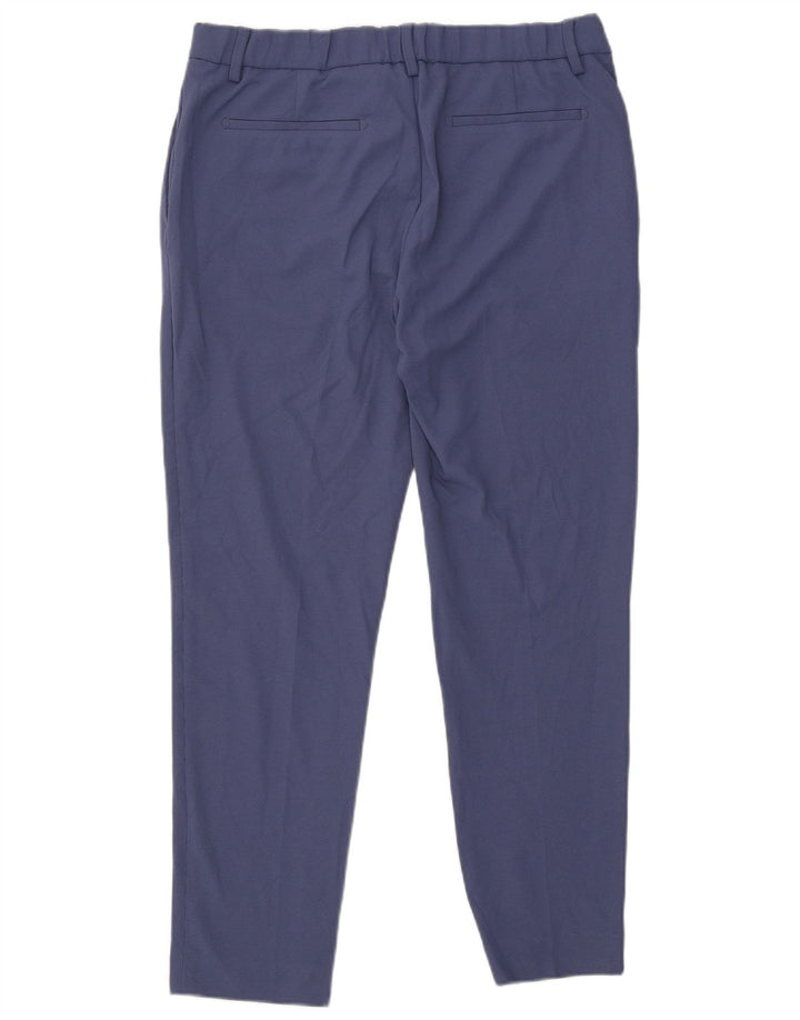 Zara Pantalon Chino Slim Homme EU 44 Large W34 L29 Bleu Polyester