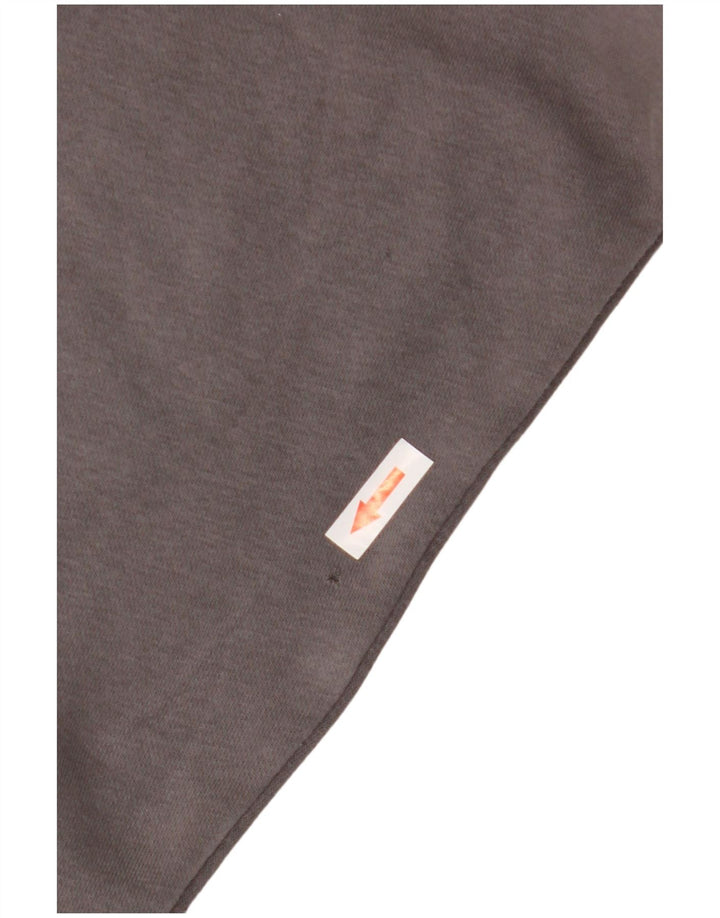 Nike Sweat-shirt graphique en coton color block gris moyen pour homme