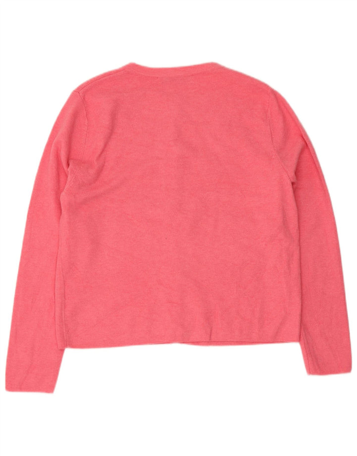 Zara Cardigan Femme Pull UK 14 Large Rose Modal