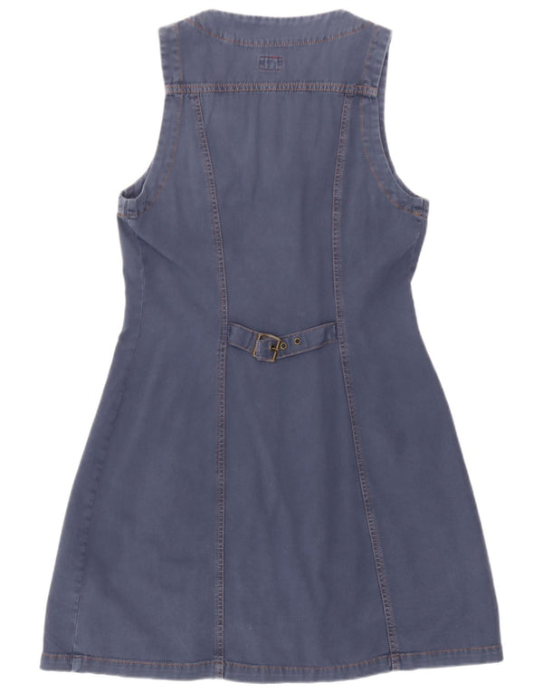 Miss Sixty Robe en jean sans manches pour femme UK 12 Bleu marine moyen en coton