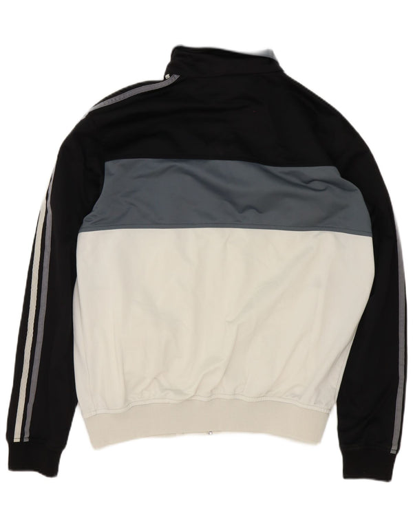 Kappa Veste de survêtement pour homme XL Blanc Colorblock Polyester