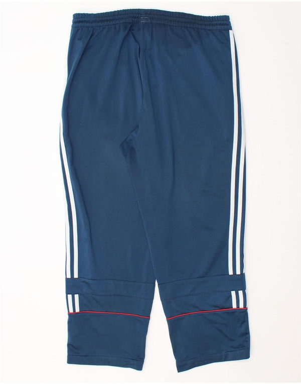 Adidas Pantalon de survêtement pour homme UK 40/42 Bleu moyen Polyester