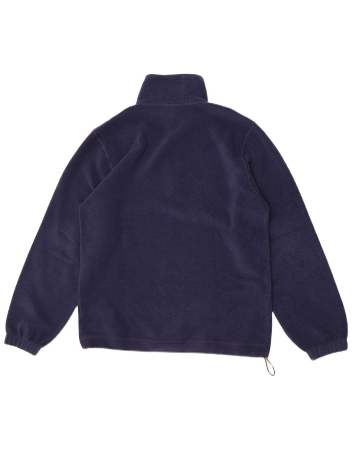 Diadora Pull Polaire à Col Zippé Homme Bleu Marine Moyen Polyester