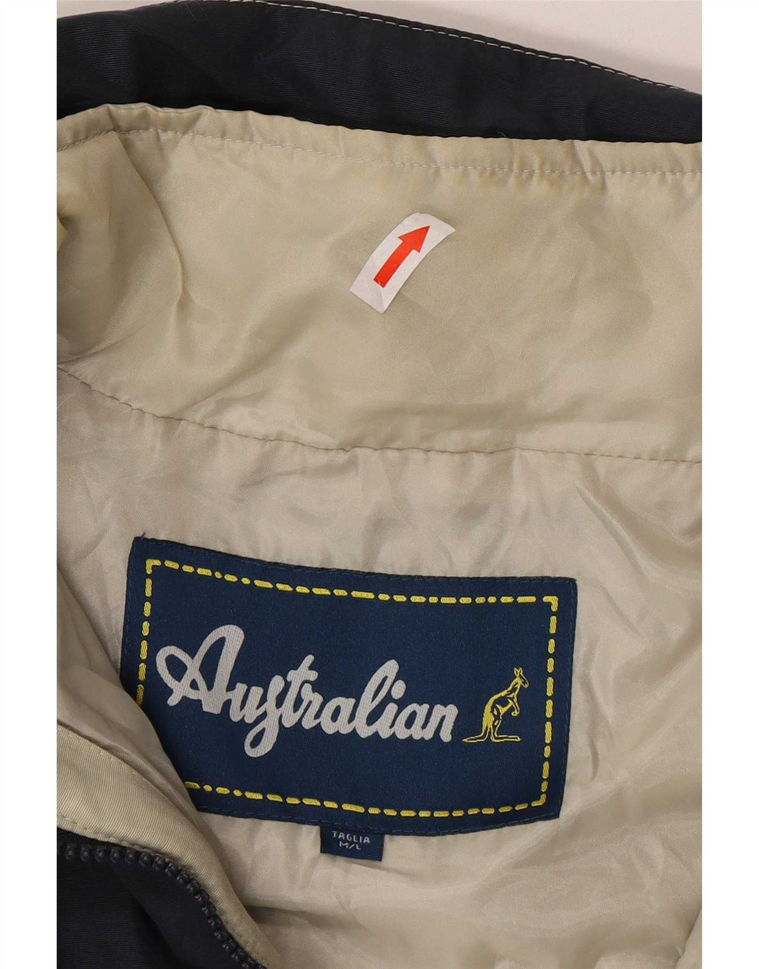 AUSTRALIAN L'ALPINA Veste coupe-vent pour homme UK 38 Bleu marine moyen