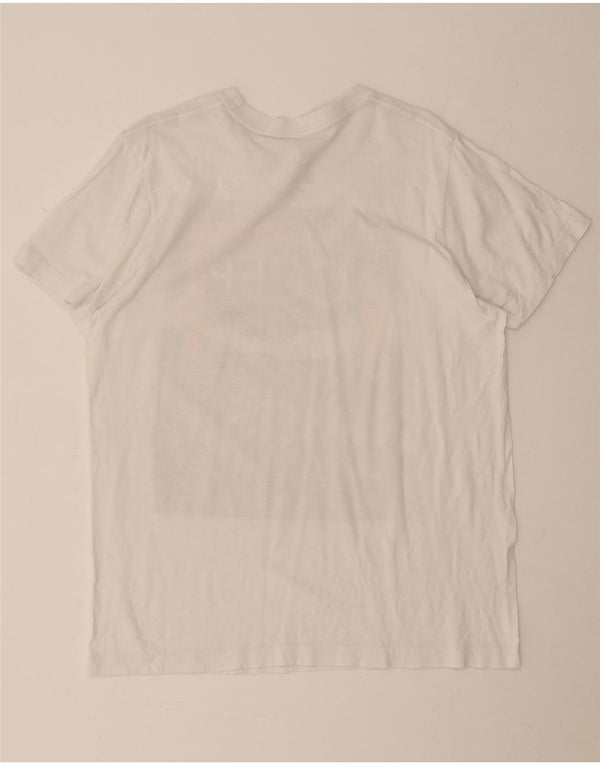 Nike T-shirt graphique pour homme, grand, blanc