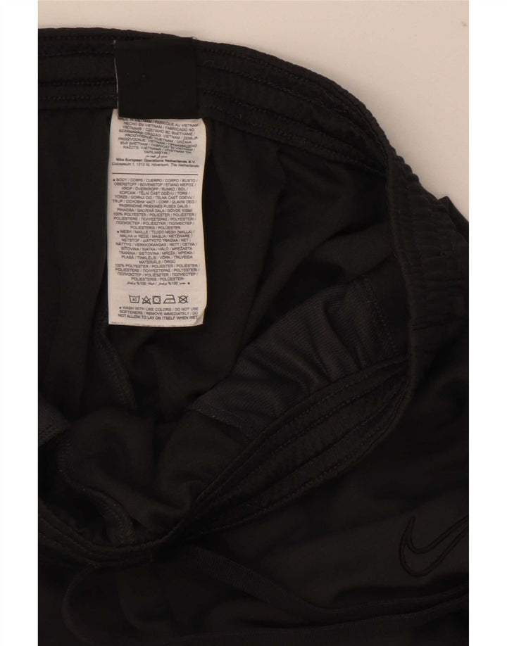 Nike Pantalon de survêtement Dri Fit pour homme Taille S en polyester color block noir