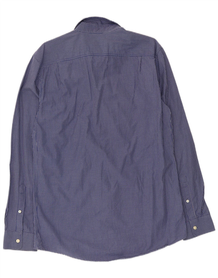 Jack Wills Chemise Homme Bleu Moyen Vichy Coton