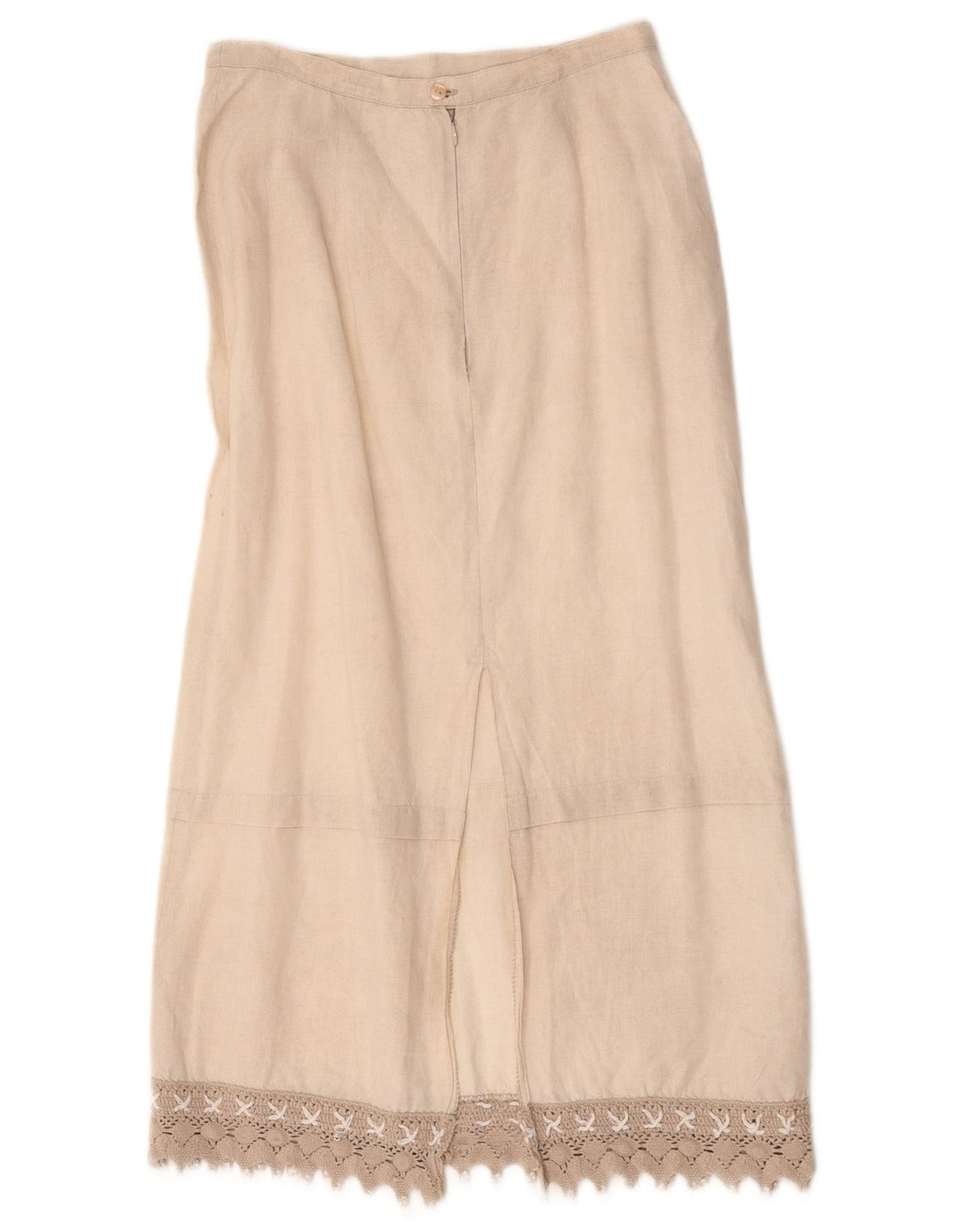 L.Pucci Jupe Midi Femme IT 44 Medium W28 Lin Beige