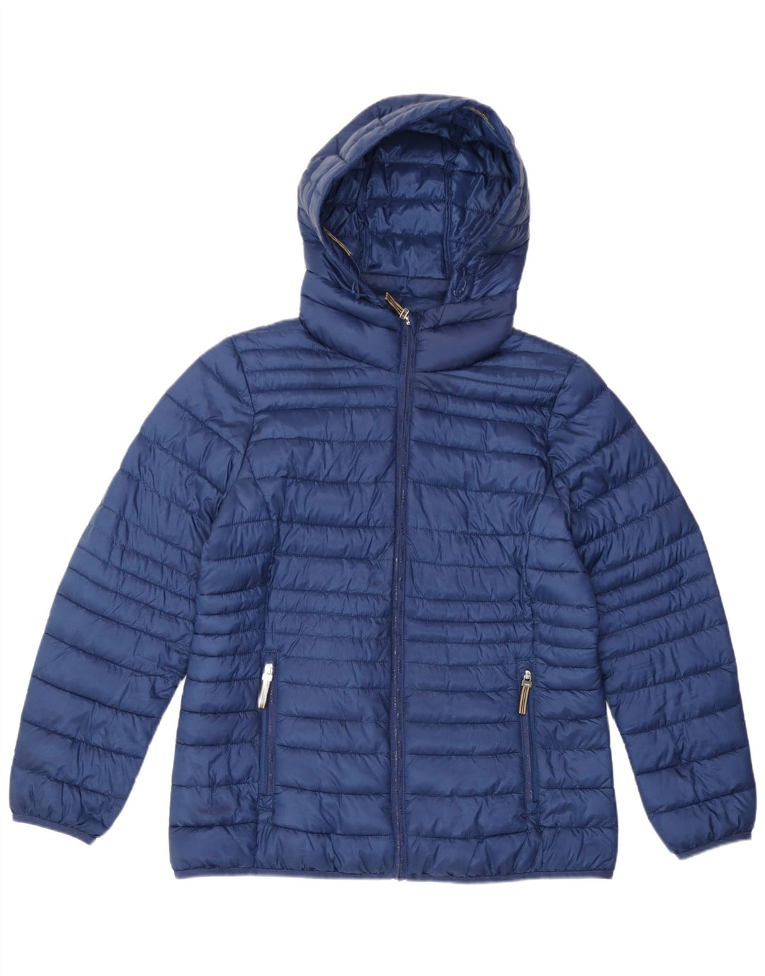 Esprit Veste matelassée à capuche pour femme UK 18 XL Bleu Polyester
