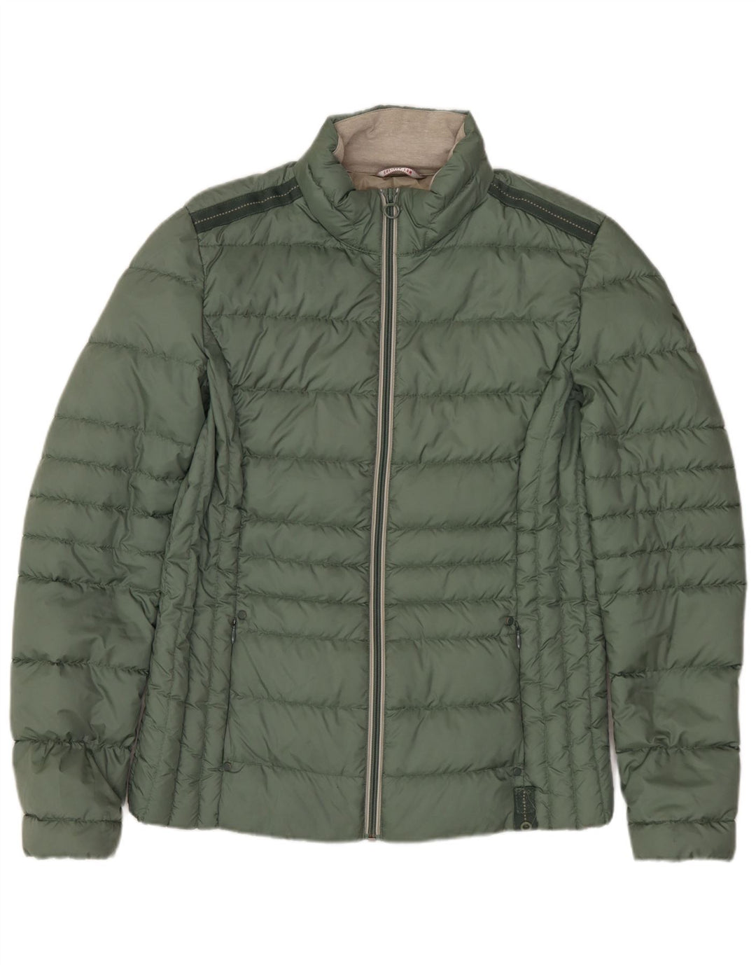 S.Oliver Veste matelassée pour femme UK 12 Polyester vert moyen