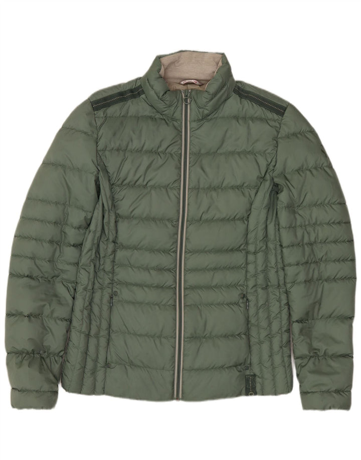 S.Oliver Veste matelassée pour femme UK 12 Polyester vert moyen