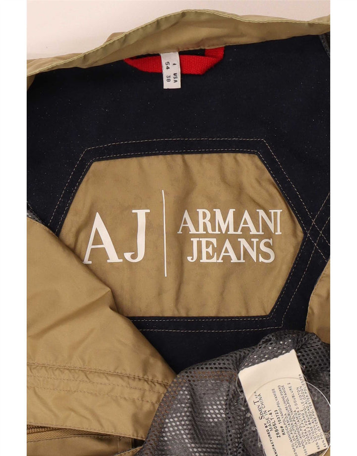 Armani Jeans Veste Utility IT 54 XL Beige Polyamide Homme