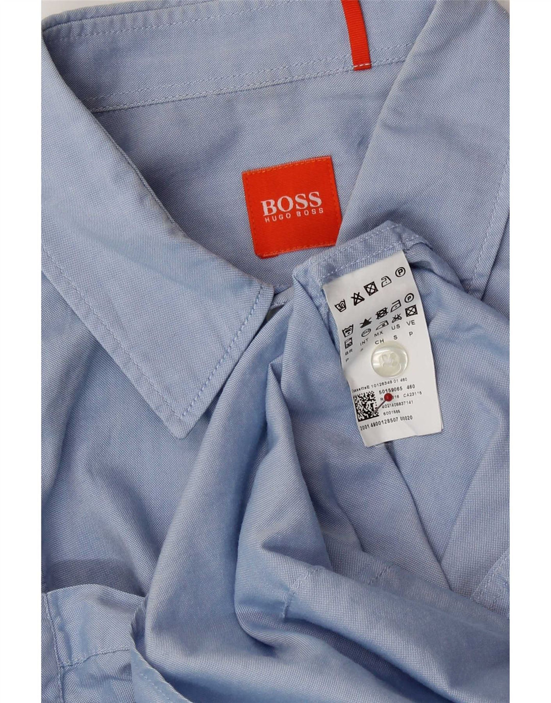 Hugo Boss Chemise Homme Petit Bleu Coton