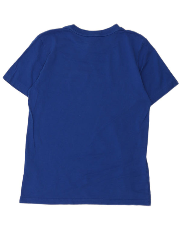Adidas T-shirt graphique pour homme en coton bleu petit