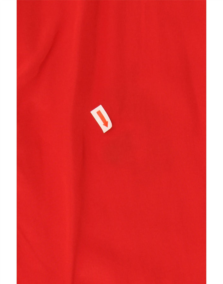 VINTAGE Chemisier Femme IT 44 Rouge Moyen