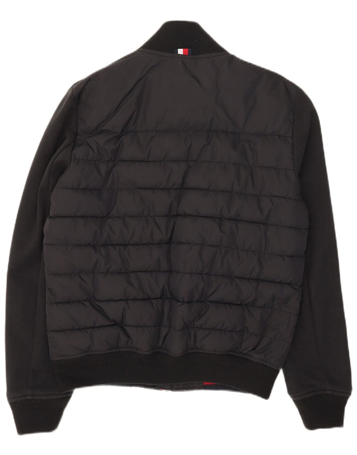 Tommy Hilfiger Veste matelassée bomber pour homme UK 36 Small Noir
