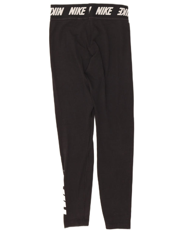 Nike Legging graphique pour femme UK 8 Small Noir Coton