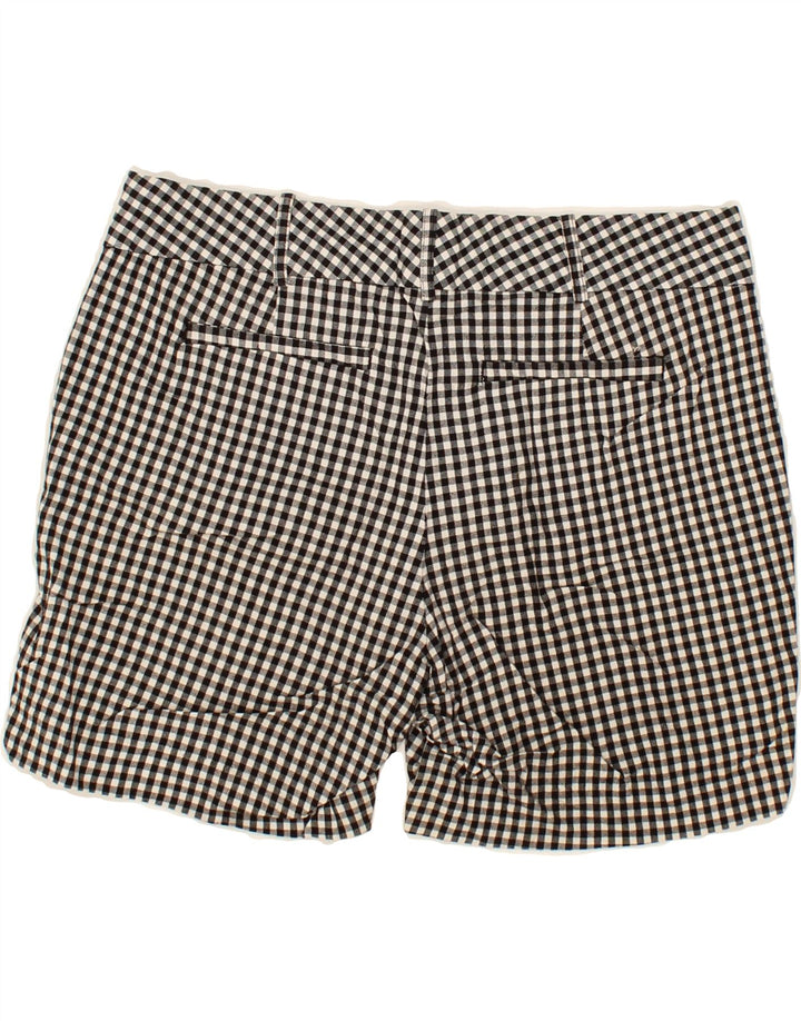 MICHAEL KORS Womens Chino Shorts US 4 Small W30 Black Gingham Cotton Vintage Michael Kors and Second-Hand Michael Kors from Messina Hembry 
