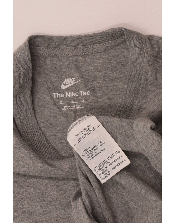 Nike T-Shirt Homme Gris Moyen Moucheté Coton