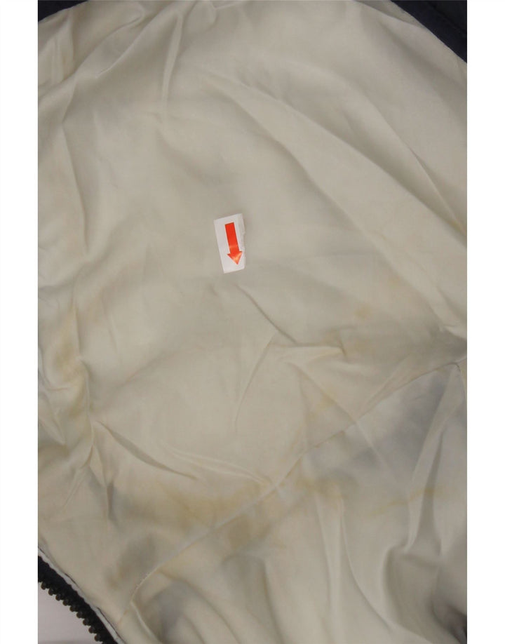 JACK & JONES Veste matelassée à capuche pour hommes UK 40 Large Bleu Marine Polyester