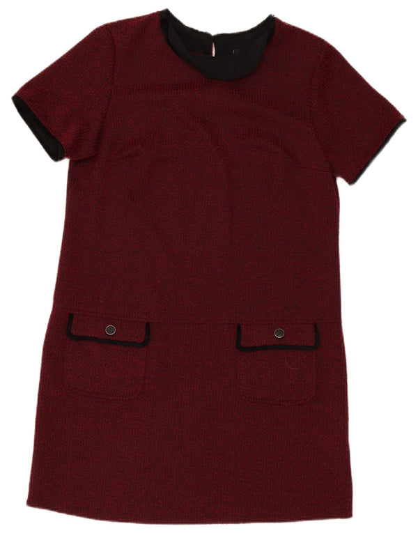Wallis Robe droite pour femme UK 44 Large Bordeaux Polyester