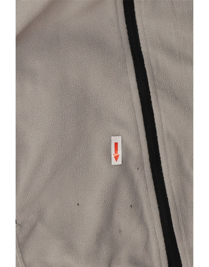 TRUSSARDI Veste Polaire Femme UK 18 XL Gris Polyester