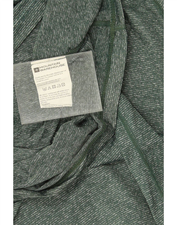 Mountain Warehouse T-shirt pour homme en nylon moucheté Vert Large