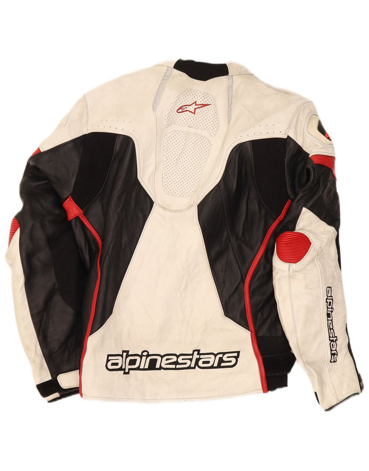 Alpinestars Veste Graphic Racer pour homme Taille 52 Grand Blanc Colorblock