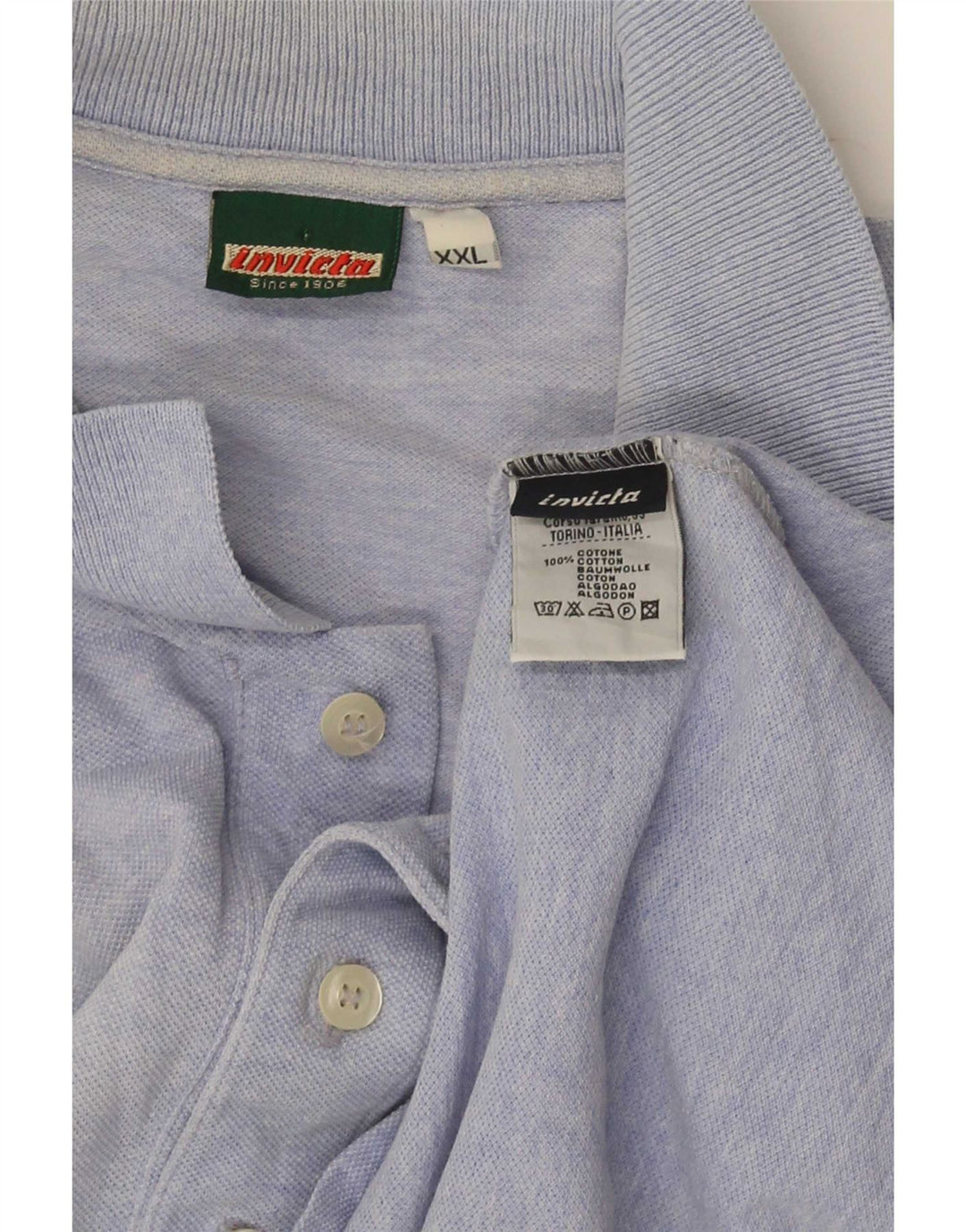 Invicta Polo Homme 2XL Bleu Coton