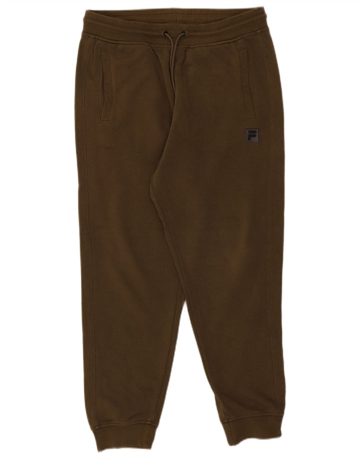 Fila Homme Pantalon De Survêtement Joggers Large Kaki Coton