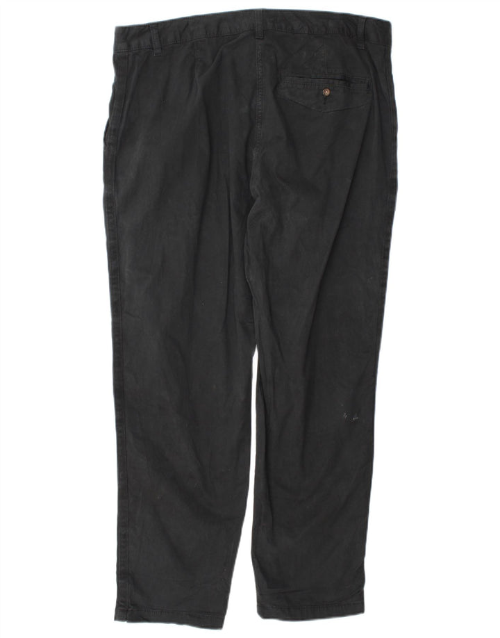 Marks & Spencer Pantalon Regular Femme UK 16 W38 L29 Coton Noir