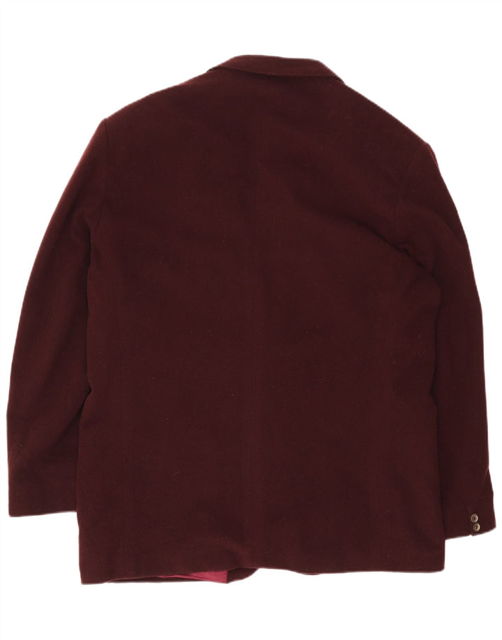 Yves Saint Laurent Veste blazer à 2 boutons pour homme IT 54 2XL Laine bordeaux