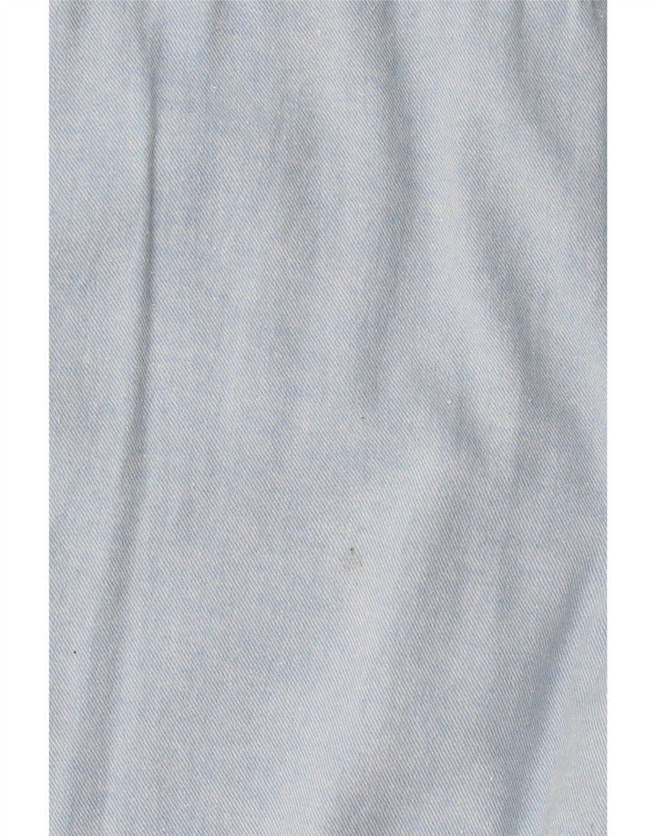 Fat Face Chemise en flanelle pour homme Grand lin bleu