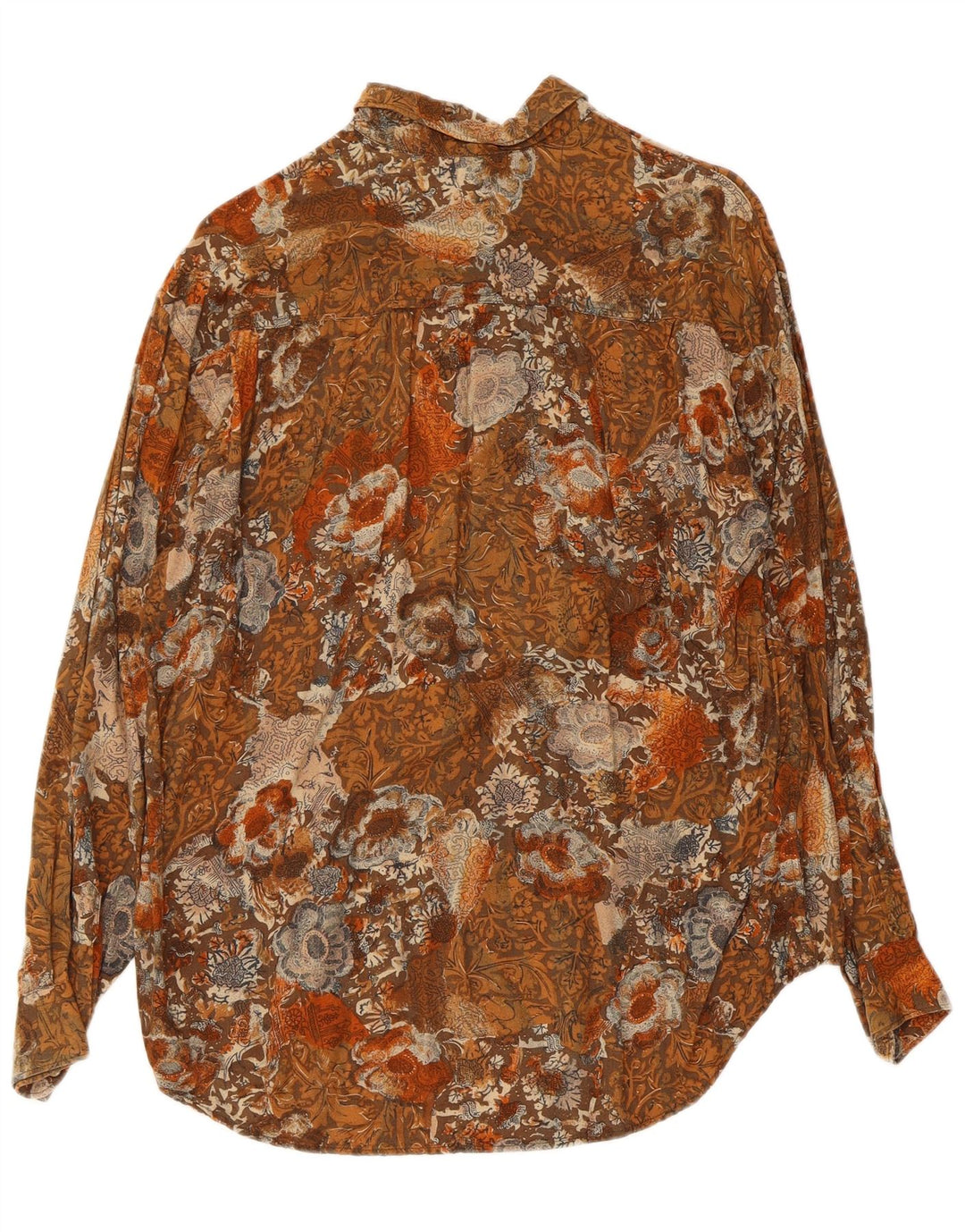 Chemise Homme Vintage Petit Marron Floral