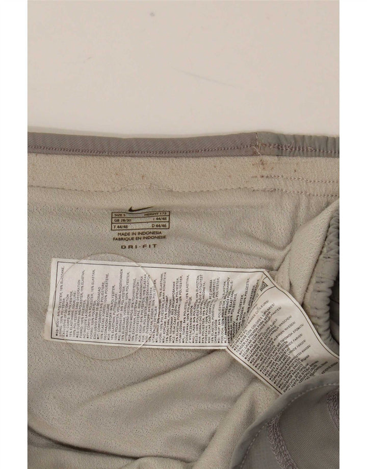 Nike Short de sport Dri Fit pour femme UK 10 Petit Gris Polyester