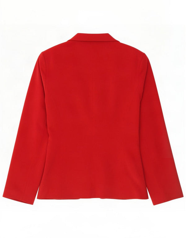 Veste Blazer Femme Etam UK 12 Rouge Moyen Polyester