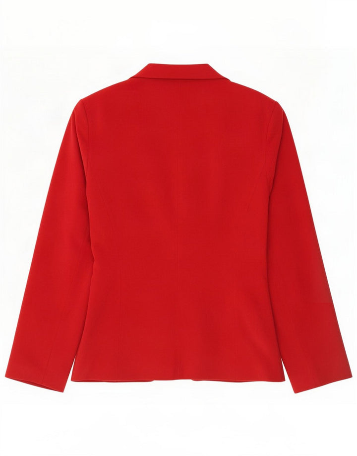 Veste Blazer Femme Etam UK 12 Rouge Moyen Polyester
